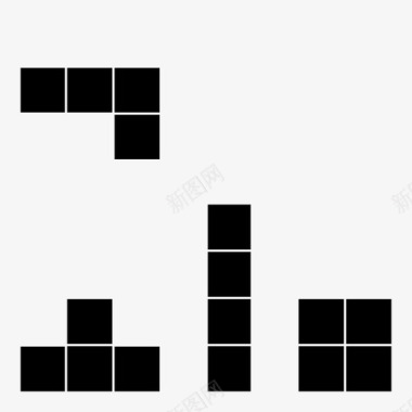 拼图俄罗斯方块游戏方块拼图图标图标