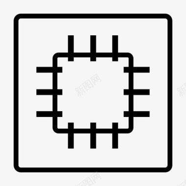 RFID芯片it计算机电子图标图标
