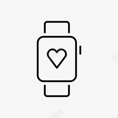 心脏波动图applewatch心脏applewatch有氧运动图标图标