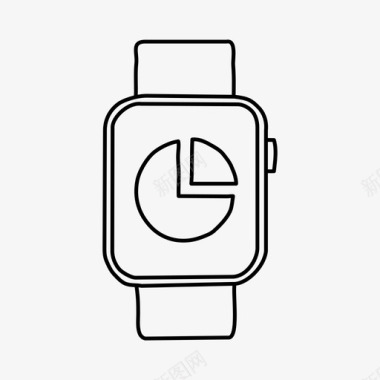 炕饼applewatch饼图applewatch设备图标图标