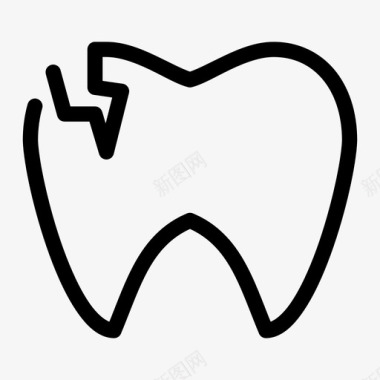 蛀牙口腔病图标图标