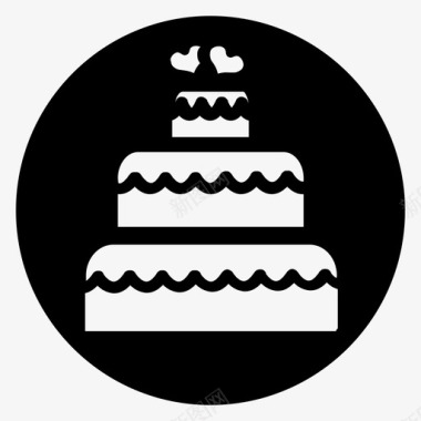 蛋糕生日蛋糕派对图标图标