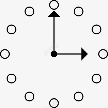 时钟分类时钟3时间图标图标