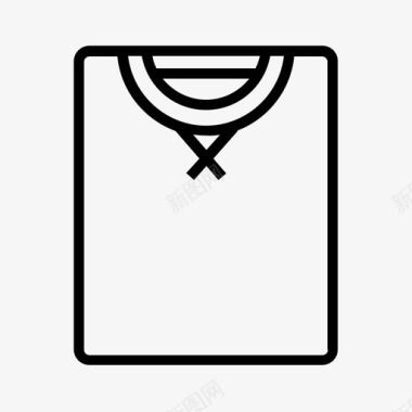 折叠衬衫衣柜衣服图标图标