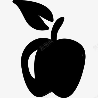 手绘苹果片苹果手绘水果食品手绘教育图标图标