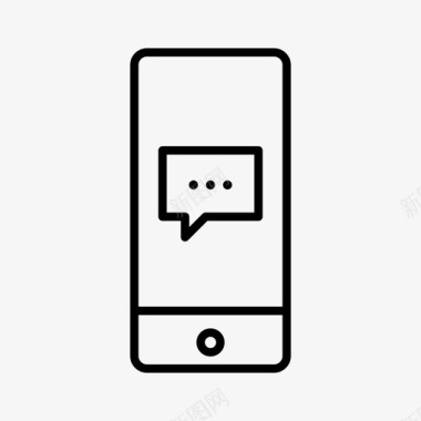 iPhone模板iphone消息评论设备图标图标