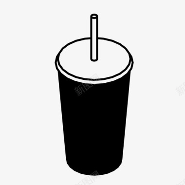 饮料可乐快餐图标图标
