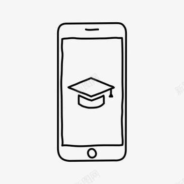 大学教育海报iphone教育大学设备图标图标