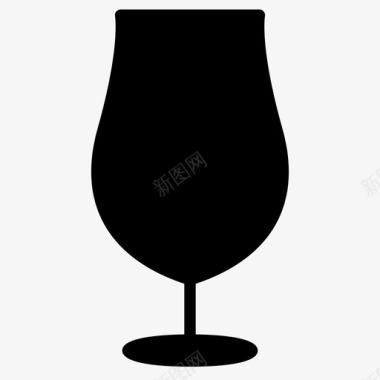 冷饮酒杯冷饮玻璃器皿图标图标