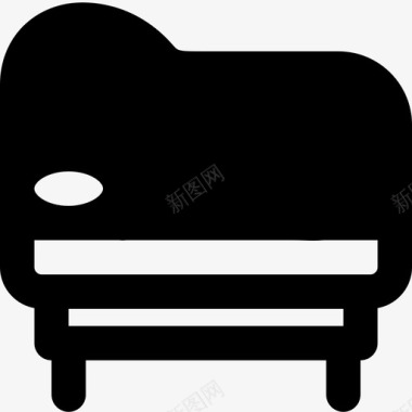 罗马沙发随身物品躺椅休息室图标图标