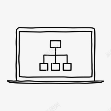 笔记本免扣元素笔记本网站地图图表设备图标图标
