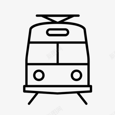 公交地铁标识地铁火车交通图标图标
