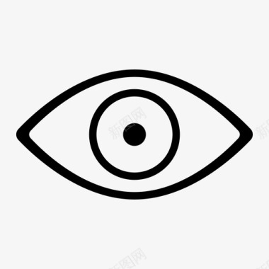 眼睛视力观察图标图标
