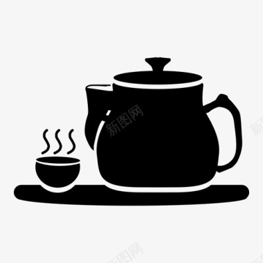 茶道咖啡绿茶图标图标