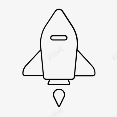 太空船导弹宇宙飞船图标图标