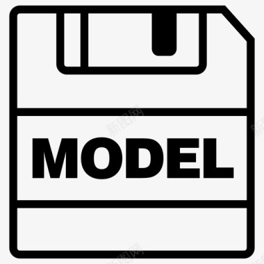 保存模型保存图标模型扩展名图标