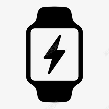 苹果电池充电苹果手表充电图标图标
