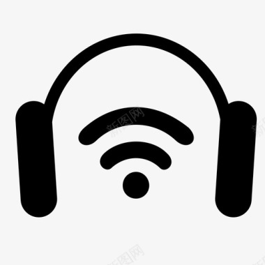 耳机wifi耳机音乐图标图标