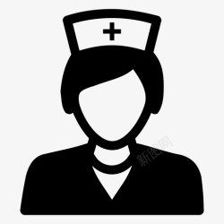 助理护士护士化身女护士图标高清图片