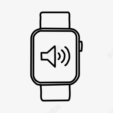 icon音量applewatch音频扬声器applewatch设备图标图标