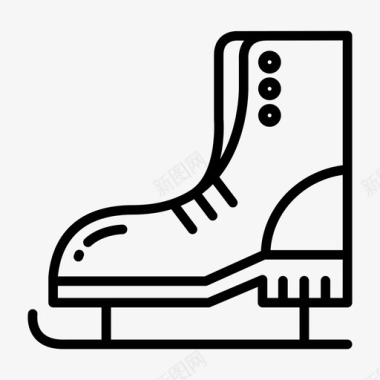 溜冰靴靴子鞋图标图标