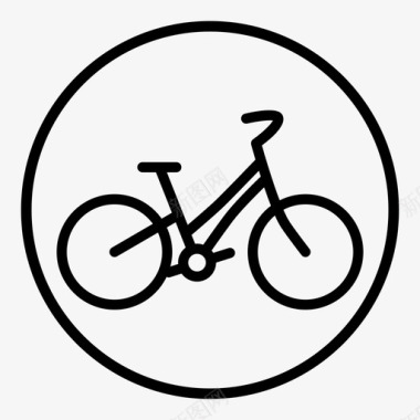 自行车山地车图标图标