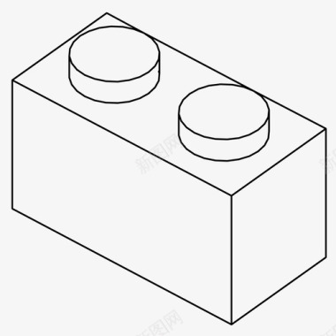 积木球玩具乐高积木积木建筑图标图标