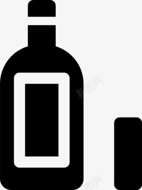 酒类饮料瓶子图标图标