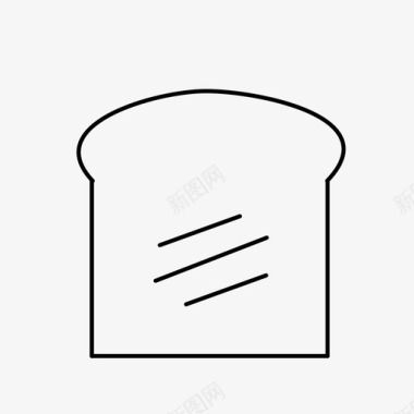 面包早餐食物图标图标