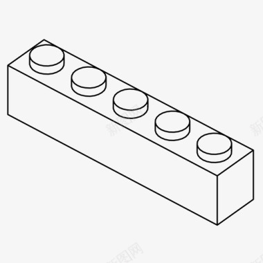 积木球玩具乐高积木积木建筑图标图标