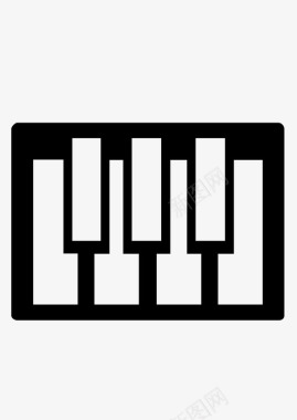 钢琴乐器图标图标