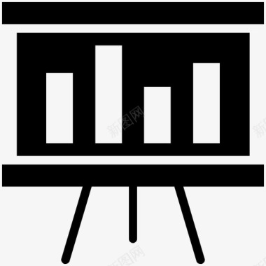 条形比例图条形图分析市场数据图标图标