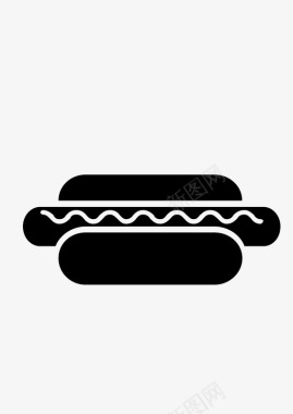 热狗汉堡包图标图标