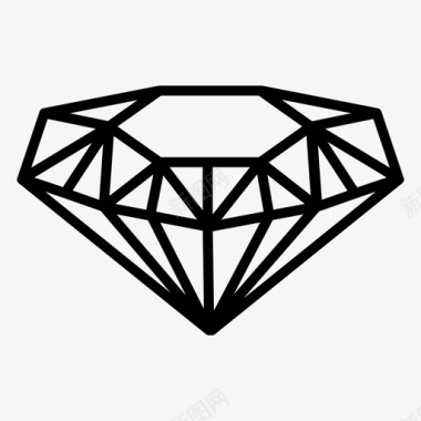 钻石辉煌水晶图标图标