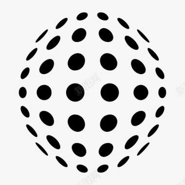 点球抽象形状图标图标
