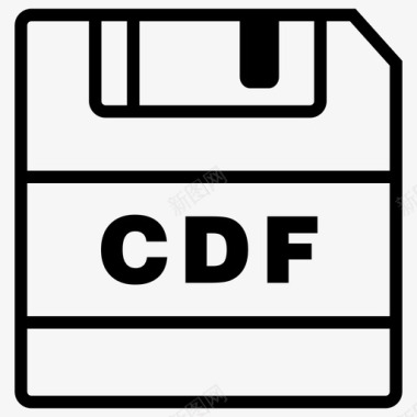 保存cdf文件cdf扩展名图标图标