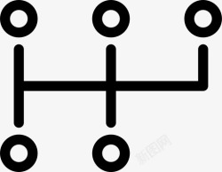 AT自动变速器自动变速器汽车驾驶图标高清图片