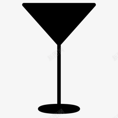 冷饮酒杯冷饮玻璃器皿图标图标