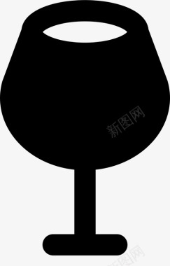 白兰地酒杯酒类饮料图标图标
