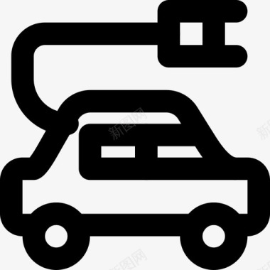 电动汽车交通工具汽车图标图标