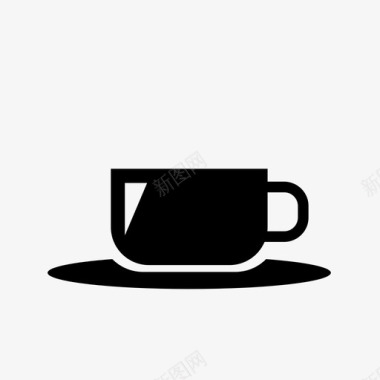 厨房食品茶杯茶碟饮料图标图标