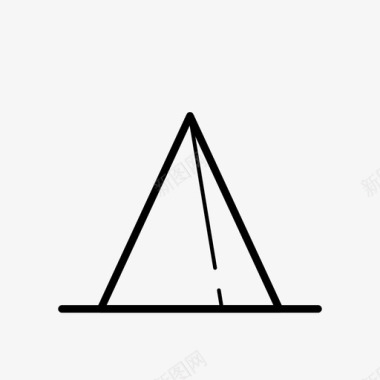 三角形金字塔形状图标图标