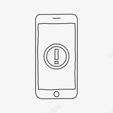 感叹号标志iphone警报设备感叹号图标图标
