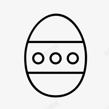 复活节彩蛋复活节兔子复活节装饰图标图标