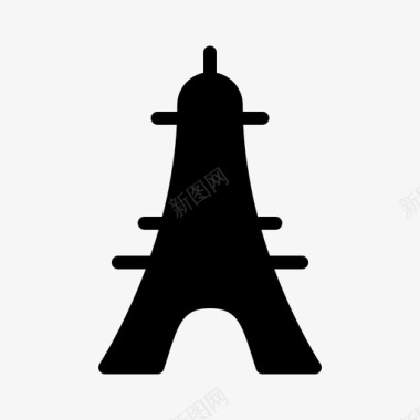 铁塔埃菲尔铁塔法国巴黎图标图标