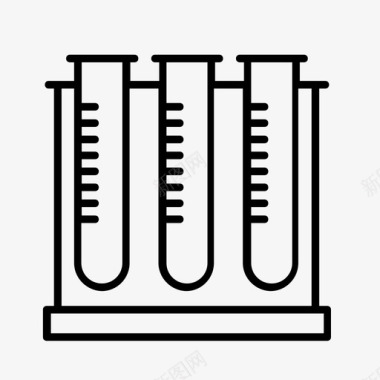化学学术海报试管学术化学图标图标