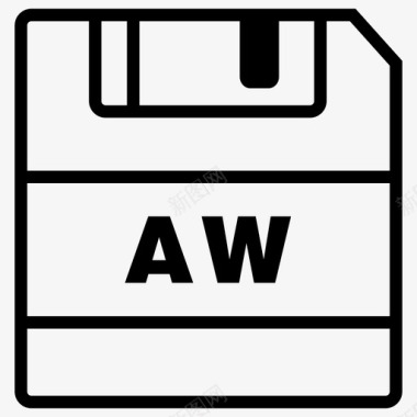 保存aw文件保存图标图标