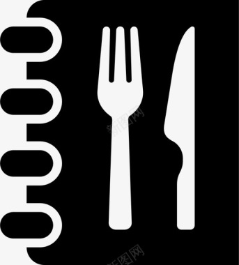食物菜单酒店菜单菜单簿图标图标