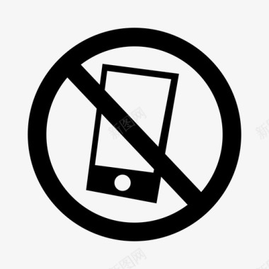 禁止使用手机图标图标