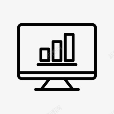 LED屏幕桌面图分析设备图标图标